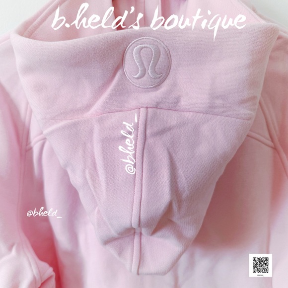 lululemon Scuba Oversized Half-Zip Hoodie Strawberry Milkshake Size M/L New NWT - Picture 12 of 15